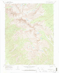Crestone Peak Colorado Historical topographic map, 1:24000 scale, 7.5 X 7.5 Minute, Year 1967