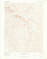 Crestone Peak Colorado Historical topographic map, 1:24000 scale, 7.5 X 7.5 Minute, Year 1967