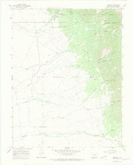 Crestone Colorado Historical topographic map, 1:24000 scale, 7.5 X 7.5 Minute, Year 1967