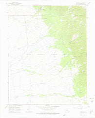 Crestone Colorado Historical topographic map, 1:24000 scale, 7.5 X 7.5 Minute, Year 1967