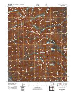 Crestone Peak Colorado Historical topographic map, 1:24000 scale, 7.5 X 7.5 Minute, Year 2011