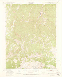 Cripple Creek North Colorado Historical topographic map, 1:24000 scale, 7.5 X 7.5 Minute, Year 1951
