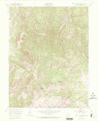 Cripple Creek North Colorado Historical topographic map, 1:24000 scale, 7.5 X 7.5 Minute, Year 1951