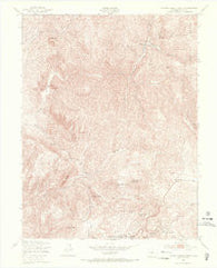 Cripple Creek North Colorado Historical topographic map, 1:24000 scale, 7.5 X 7.5 Minute, Year 1951