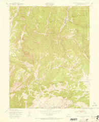 Cripple Creek North Colorado Historical topographic map, 1:24000 scale, 7.5 X 7.5 Minute, Year 1951