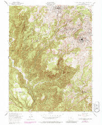Cripple Creek South Colorado Historical topographic map, 1:24000 scale, 7.5 X 7.5 Minute, Year 1951