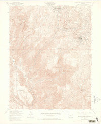 Cripple Creek South Colorado Historical topographic map, 1:24000 scale, 7.5 X 7.5 Minute, Year 1951