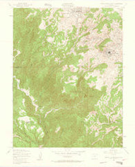 Cripple Creek South Colorado Historical topographic map, 1:24000 scale, 7.5 X 7.5 Minute, Year 1951
