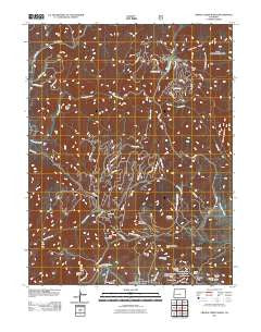 Cripple Creek North Colorado Historical topographic map, 1:24000 scale, 7.5 X 7.5 Minute, Year 2011