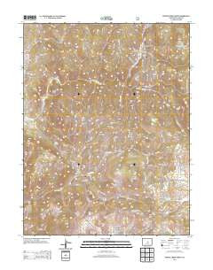 Cripple Creek North Colorado Historical topographic map, 1:24000 scale, 7.5 X 7.5 Minute, Year 2013