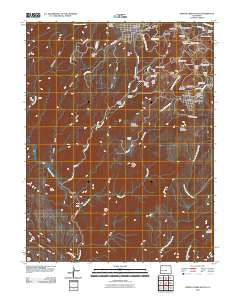 Cripple Creek South Colorado Historical topographic map, 1:24000 scale, 7.5 X 7.5 Minute, Year 2010