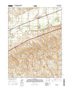 Crook Colorado Current topographic map, 1:24000 scale, 7.5 X 7.5 Minute, Year 2016