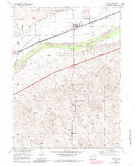Crook Colorado Historical topographic map, 1:24000 scale, 7.5 X 7.5 Minute, Year 1953