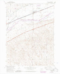Crook Colorado Historical topographic map, 1:24000 scale, 7.5 X 7.5 Minute, Year 1953