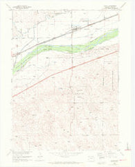 Crook Colorado Historical topographic map, 1:24000 scale, 7.5 X 7.5 Minute, Year 1953