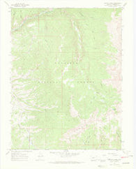Crystal Creek Colorado Historical topographic map, 1:24000 scale, 7.5 X 7.5 Minute, Year 1967