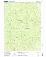 Crystal Mountain Colorado Historical topographic map, 1:24000 scale, 7.5 X 7.5 Minute, Year 1962