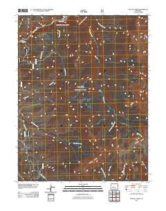 Crystal Creek Colorado Historical topographic map, 1:24000 scale, 7.5 X 7.5 Minute, Year 2011