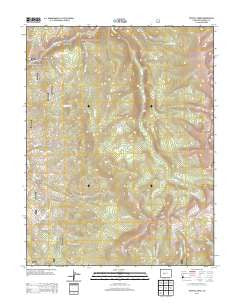 Crystal Creek Colorado Historical topographic map, 1:24000 scale, 7.5 X 7.5 Minute, Year 2013