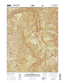 Crystal Creek Colorado Current topographic map, 1:24000 scale, 7.5 X 7.5 Minute, Year 2016