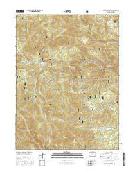 Crystal Mountain Colorado Current topographic map, 1:24000 scale, 7.5 X 7.5 Minute, Year 2016