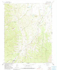 Cuchara Colorado Historical topographic map, 1:24000 scale, 7.5 X 7.5 Minute, Year 1967
