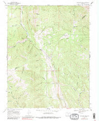 Cucharas Pass Colorado Historical topographic map, 1:24000 scale, 7.5 X 7.5 Minute, Year 1967