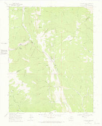 Cucharas Pass Colorado Historical topographic map, 1:24000 scale, 7.5 X 7.5 Minute, Year 1967