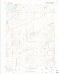 Cucharas Reservoir Colorado Historical topographic map, 1:24000 scale, 7.5 X 7.5 Minute, Year 1970