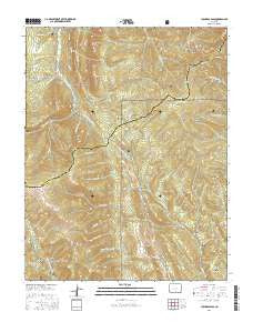 Cucharas Pass Colorado Current topographic map, 1:24000 scale, 7.5 X 7.5 Minute, Year 2016