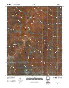 Culebra Peak Colorado Historical topographic map, 1:24000 scale, 7.5 X 7.5 Minute, Year 2010