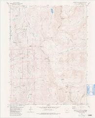 Cumberland Pass Colorado Historical topographic map, 1:24000 scale, 7.5 X 7.5 Minute, Year 1982