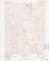 Cumberland Pass Colorado Historical topographic map, 1:24000 scale, 7.5 X 7.5 Minute, Year 1982