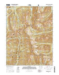 Cumberland Pass Colorado Current topographic map, 1:24000 scale, 7.5 X 7.5 Minute, Year 2016