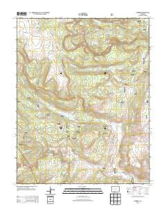 Cumbres Colorado Historical topographic map, 1:24000 scale, 7.5 X 7.5 Minute, Year 2013