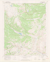 Cumbres Colorado Historical topographic map, 1:24000 scale, 7.5 X 7.5 Minute, Year 1967