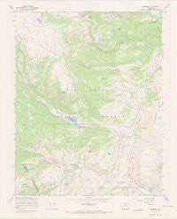 Cumbres Colorado Historical topographic map, 1:24000 scale, 7.5 X 7.5 Minute, Year 1967