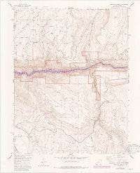 Curecanti Needle Colorado Historical topographic map, 1:24000 scale, 7.5 X 7.5 Minute, Year 1956