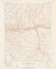 Curecanti Needle Colorado Historical topographic map, 1:24000 scale, 7.5 X 7.5 Minute, Year 1956