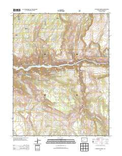 Curecanti Needle Colorado Historical topographic map, 1:24000 scale, 7.5 X 7.5 Minute, Year 2013