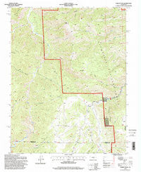 Curley Peak Colorado Historical topographic map, 1:24000 scale, 7.5 X 7.5 Minute, Year 1994