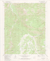 Curley Peak Colorado Historical topographic map, 1:24000 scale, 7.5 X 7.5 Minute, Year 1980