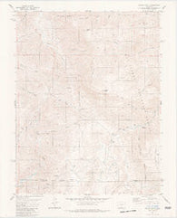 Curley Peak Colorado Historical topographic map, 1:24000 scale, 7.5 X 7.5 Minute, Year 1980