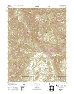 Curley Peak Colorado Historical topographic map, 1:24000 scale, 7.5 X 7.5 Minute, Year 2013