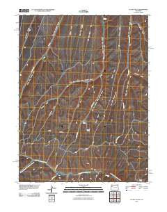 Cutoff Gulch Colorado Historical topographic map, 1:24000 scale, 7.5 X 7.5 Minute, Year 2010