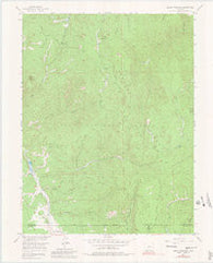 Dakan Mountain Colorado Historical topographic map, 1:24000 scale, 7.5 X 7.5 Minute, Year 1956