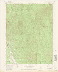 Dakan Mountain Colorado Historical topographic map, 1:24000 scale, 7.5 X 7.5 Minute, Year 1956