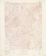 Dakan Mountain Colorado Historical topographic map, 1:24000 scale, 7.5 X 7.5 Minute, Year 1956