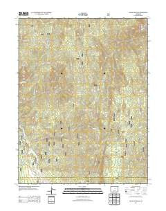 Dakan Mountain Colorado Historical topographic map, 1:24000 scale, 7.5 X 7.5 Minute, Year 2013