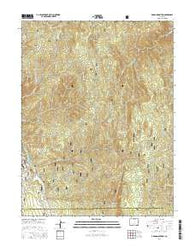 Dakan Mountain Colorado Current topographic map, 1:24000 scale, 7.5 X 7.5 Minute, Year 2016